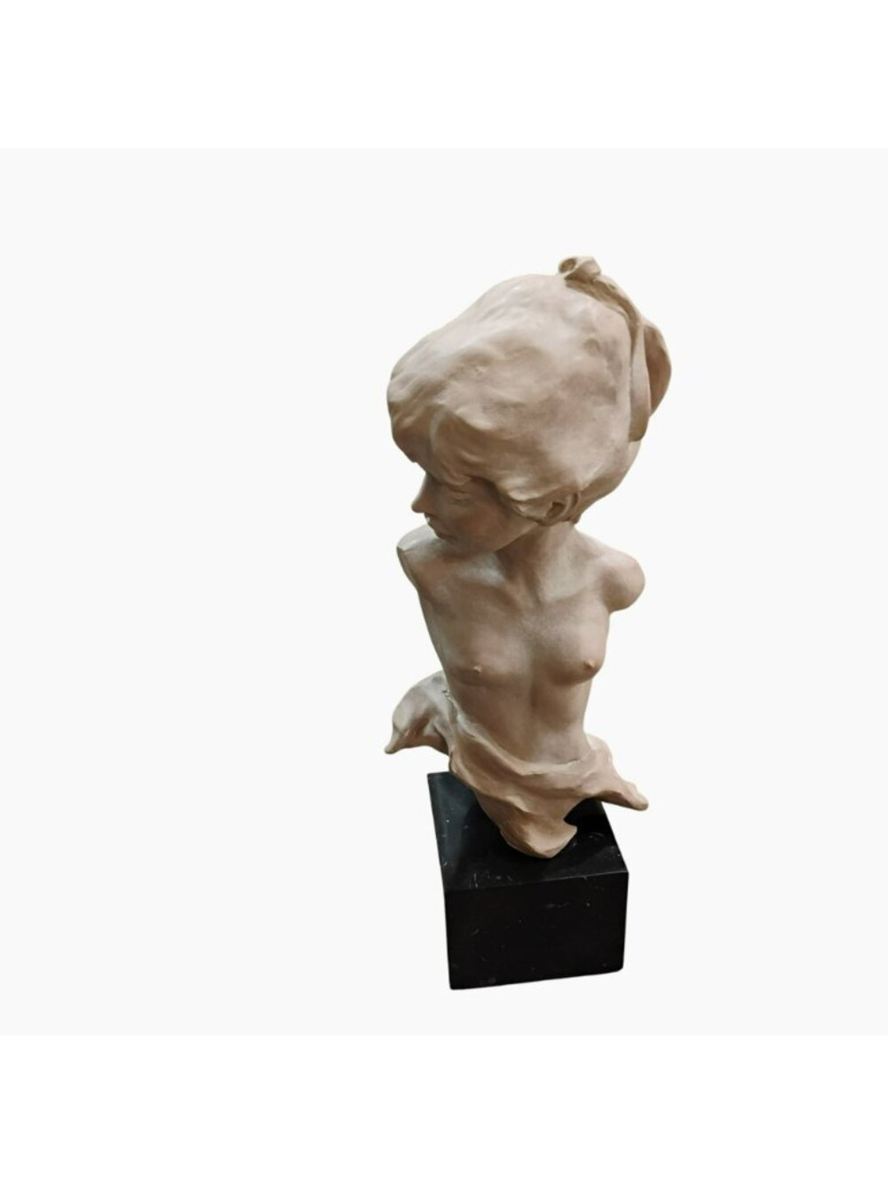 Heath King Clay Sculpture 1984 "Suddenly" Bust Signed Limited Edition 19/100 - Picture 7 of 7